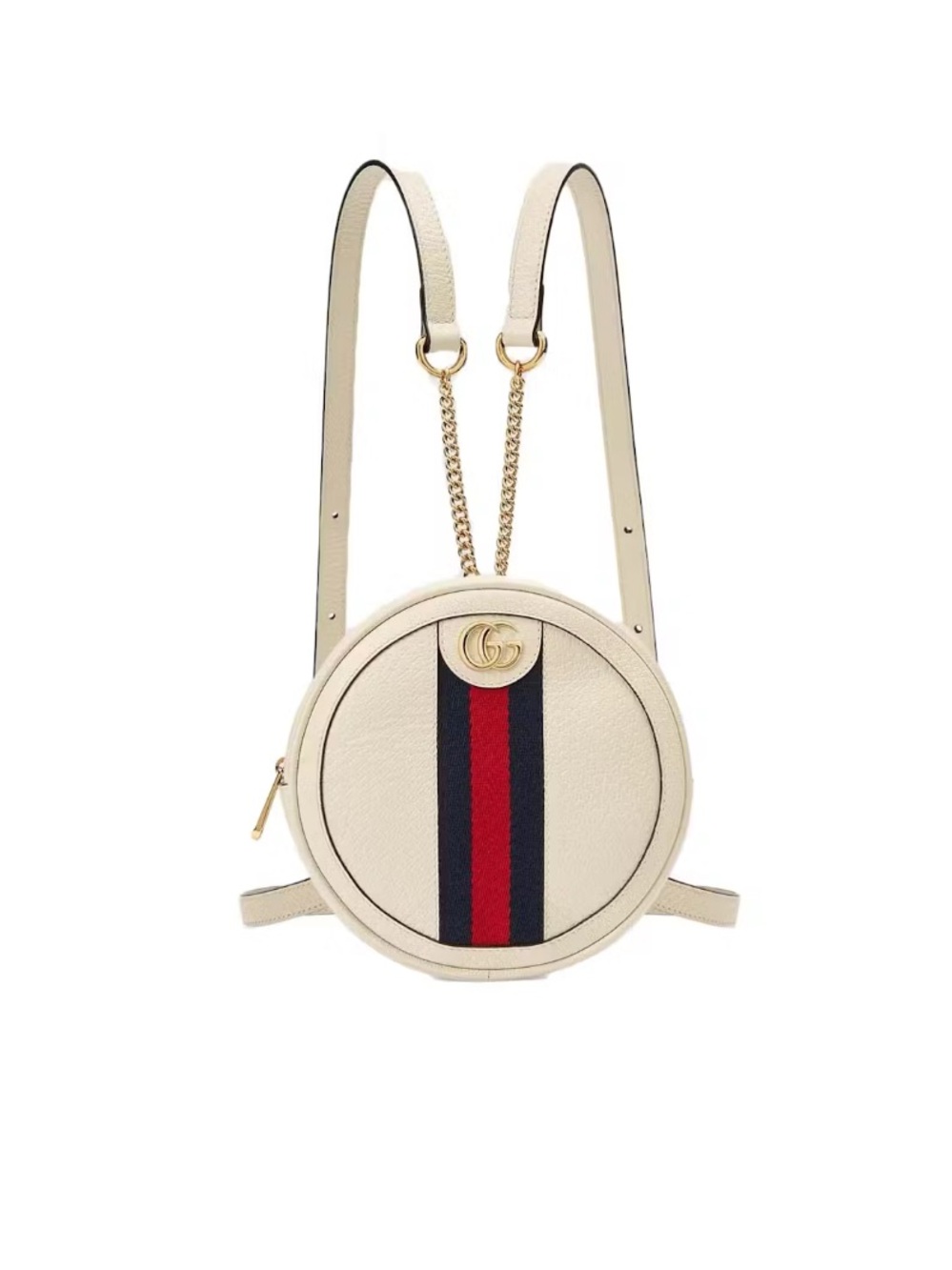 Gucci Ophidia Round Mini Backpack White